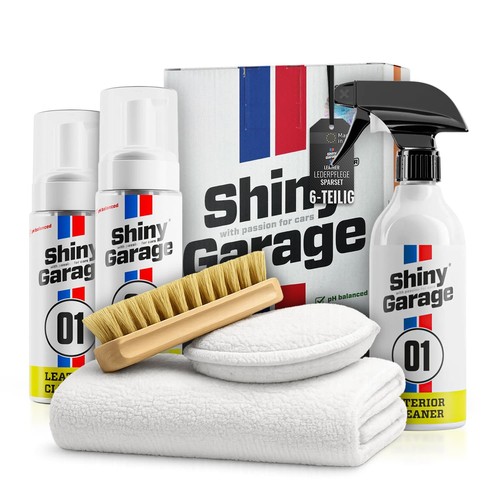 Shiny garage set - set, leather